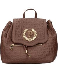 Pollini - Zaini E Marsupi Donna Pelle Marrone/Terra - Lyst