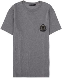 Dolce & Gabbana - Logo Crew Neck T-Shirt - Lyst
