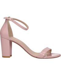 Stuart Weitzman - Sandalen fast nackte Frau rosa Farbe/Ballerina - Lyst