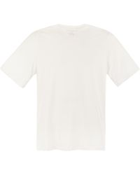 Majestic - Majestuosa camiseta de manga corta en Lyocell y algodón - Lyst