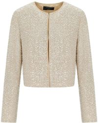Twinset - Sequins Cropped Jacket - Lyst