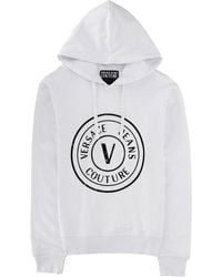Versace Jeans Couture - Logo Hoodie Sweatshirt For - Lyst