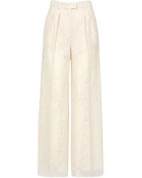 SIMONA CORSELLINI - Hosen beige - Lyst