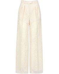 SIMONA CORSELLINI - Trousers - Lyst