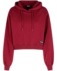 ROTATE BIRGER CHRISTENSEN - Roteer Bordeaux Katoenen Sweatshirt - Lyst
