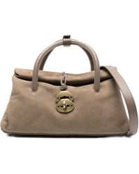 Zanellato - Dotta Jones Small Suede Leather Handbag - Lyst