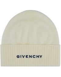 Givenchy - Sombrero de logotipo de lana de - Lyst