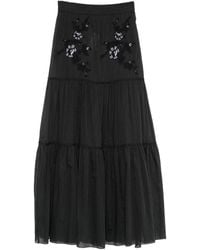 Ermanno Scervino - Cotton Long Skirt - Lyst