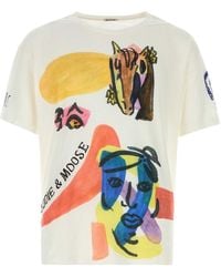 Bode - Printed Cotton Oversize Collage T-Shirt - Lyst