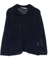 DUNST - Linen And Cotton Blend Cardigan - Lyst