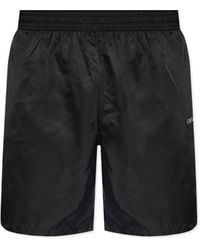 Off-White c/o Virgil Abloh - Elasticated Waist Swim Shorts - Lyst