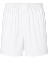 LA ROSE - Cotton Buttoned Shorts - Lyst