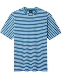 Paul Smith - Striped Cotton T Shirt - Lyst