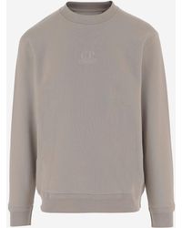 C.P. Company - Cotton Sweatshirt With Logo - Lyst