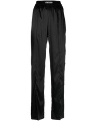 Tom Ford - Pantalones rectos de talle alto - Lyst