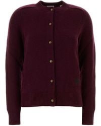 Burberry - Cashmere-Blend Stretch Cardigan - Lyst