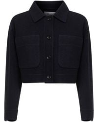 Max Mara - Double Jersey Mxmpoggio Cropped Jacket - Lyst