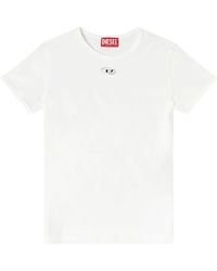 DIESEL - Stone-Washed Effect T-Shirt - Lyst