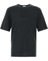 Saint Laurent - Cotton T-Shirt - Lyst