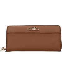 Michael Kors - Portafogli Parker Donna Pelle Marrone/Luggage - Lyst