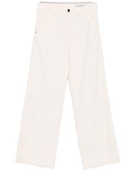 White Sand - Cotton Trousers - Lyst