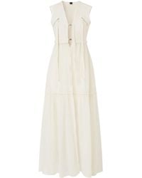 Pinko - Robe Longue À Détail De Boucle - Lyst