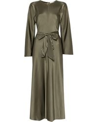 Forte Forte - Satijnen Midi-Jurk - Lyst