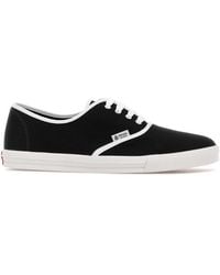 Prada - Solid Cotton Drill Sneakers - Lyst