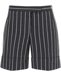 Thom Browne - Striped Tailoring Shorts - Lyst