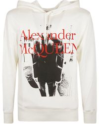 Alexander McQueen - Hoodie Logo Sweatshirt - Lyst