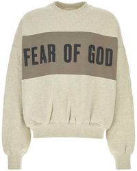 Fear Of God - Style Oversize Melange Cotton-Blend Sweatshirt - Lyst