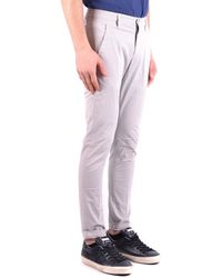 Dondup - Pantalon Gris - Lyst