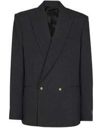 Balmain - Double-Breasted Wool Blazer - Lyst