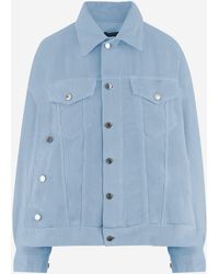 Haikure - Cotton Velvet Jacket - Lyst
