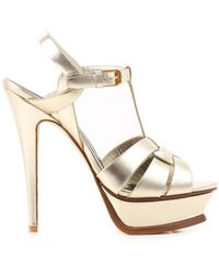 Saint Laurent - High Heel Sandals - Lyst