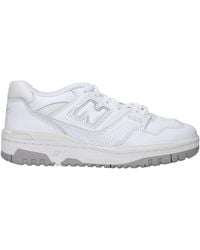 New Balance - Sneakers 550 Donna Pelle Bianco - Lyst