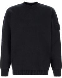 Stone Island - Stretch Cotton Sweater - Lyst
