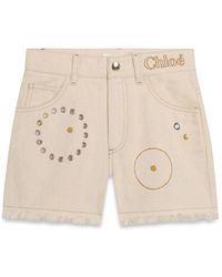 Chloé - Short Jeans - Lyst