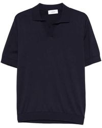 Lardini - T-shirt à col ouvert - Lyst