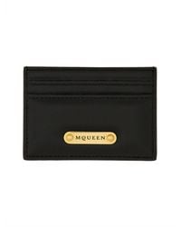 McQueen - Leather Card Holder - Lyst