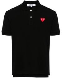 Comme des Garçons - Comme Des Garcons Red Heart Cotton Plo -shirt - Lyst