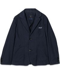 Fay - Fabric Jackets - Lyst