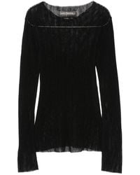 Cortana - Mesh Wool Top - Lyst