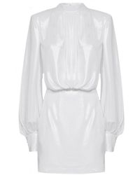 Blanca Vita - Abelia Laminated Mini Dress - Lyst
