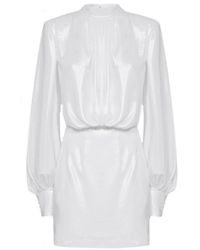 Blanca Vita - Abelia Gelamineerde Mini -jurk - Lyst