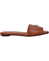 McQueen - Alexander Mc Queen Leather Arc Mules And Clogs - Lyst