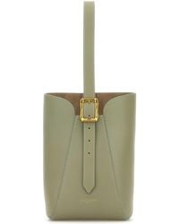 J&m Davidson - Sage Leather Quiver Nano Bucket Bag - Lyst