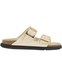 Birkenstock - Arizona Db Hex – Patent Natural Leather Sandal - Lyst