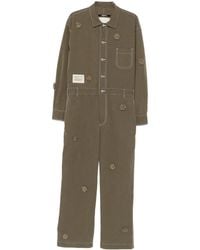 Song For The Mute - Sftm X Birkenstock 'The Gardener' Crochet Flower Jumpsuit - Lyst