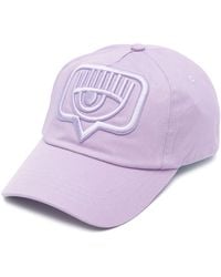 Chiara Ferragni - Eyelike-Motif Baseball Cap - Lyst
